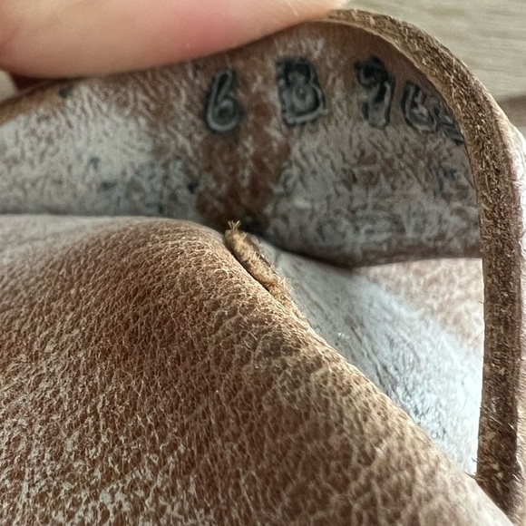 Frye Veronica Short Boots Leather Slip On Size 6 - Picture 7 of 7